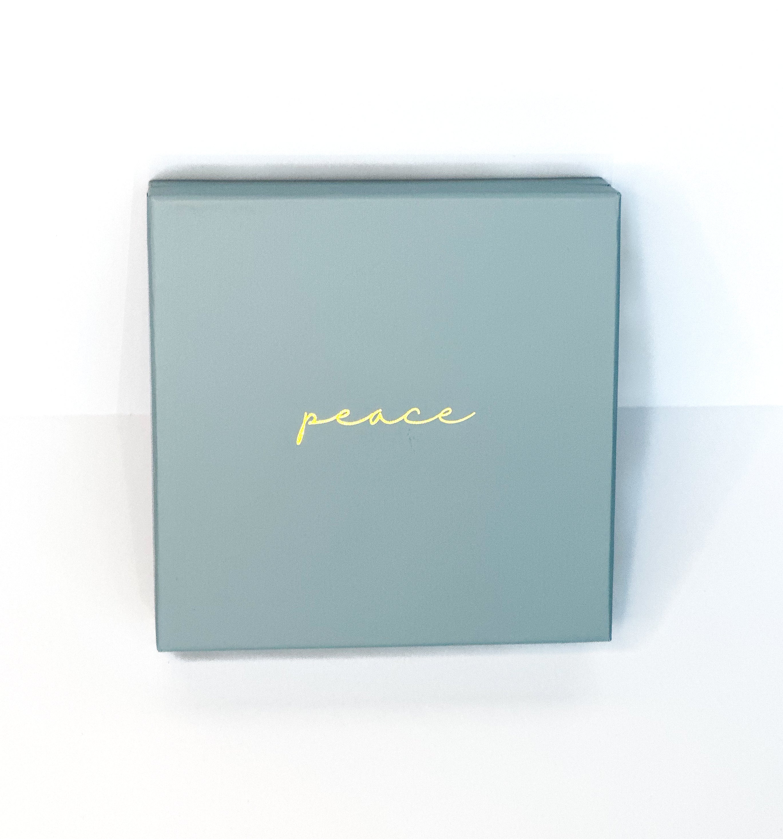 Unshakable Peace Cards with Wooden Card Holder