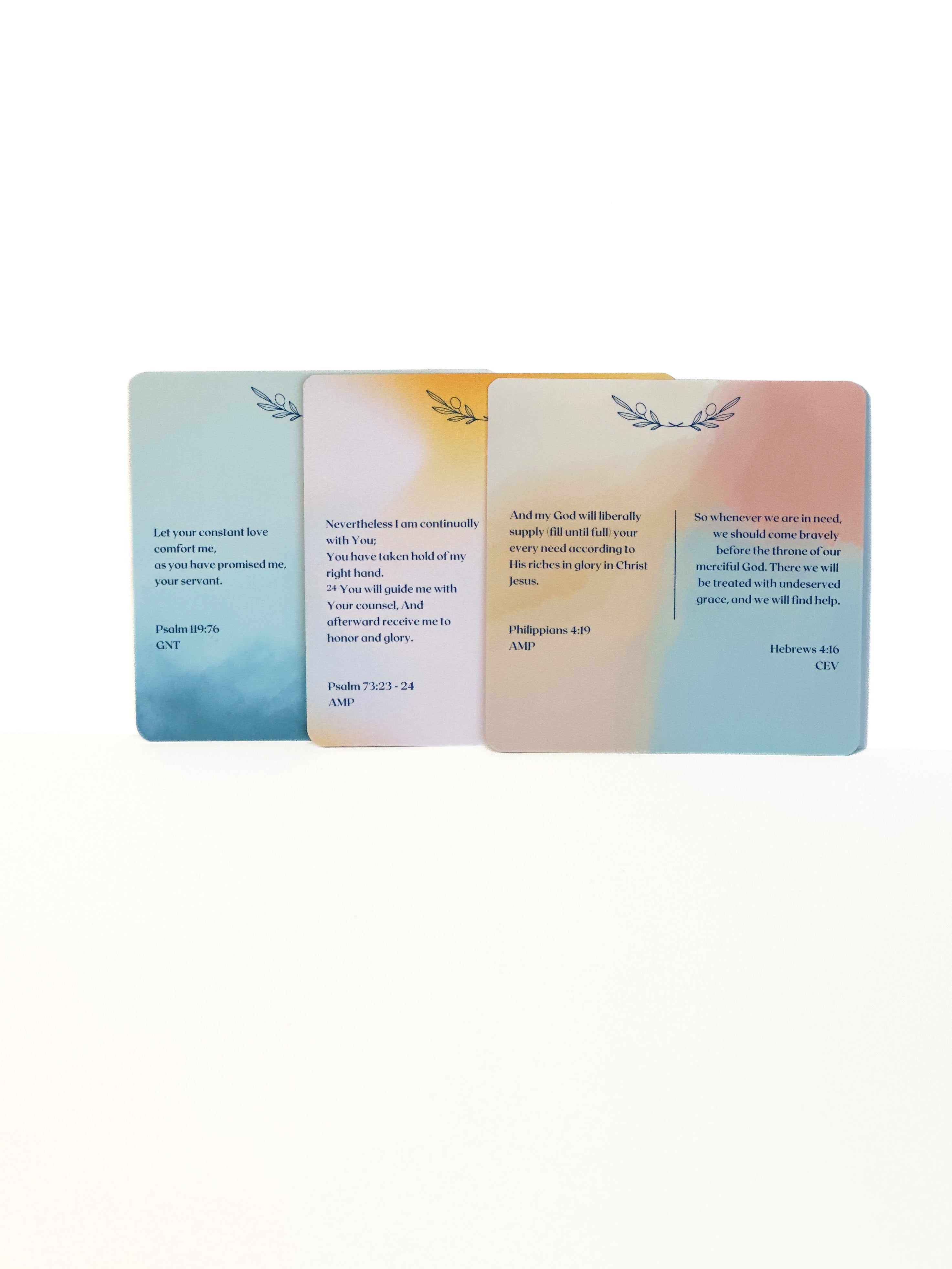 Unshakable Peace Cards with Wooden Card Holder