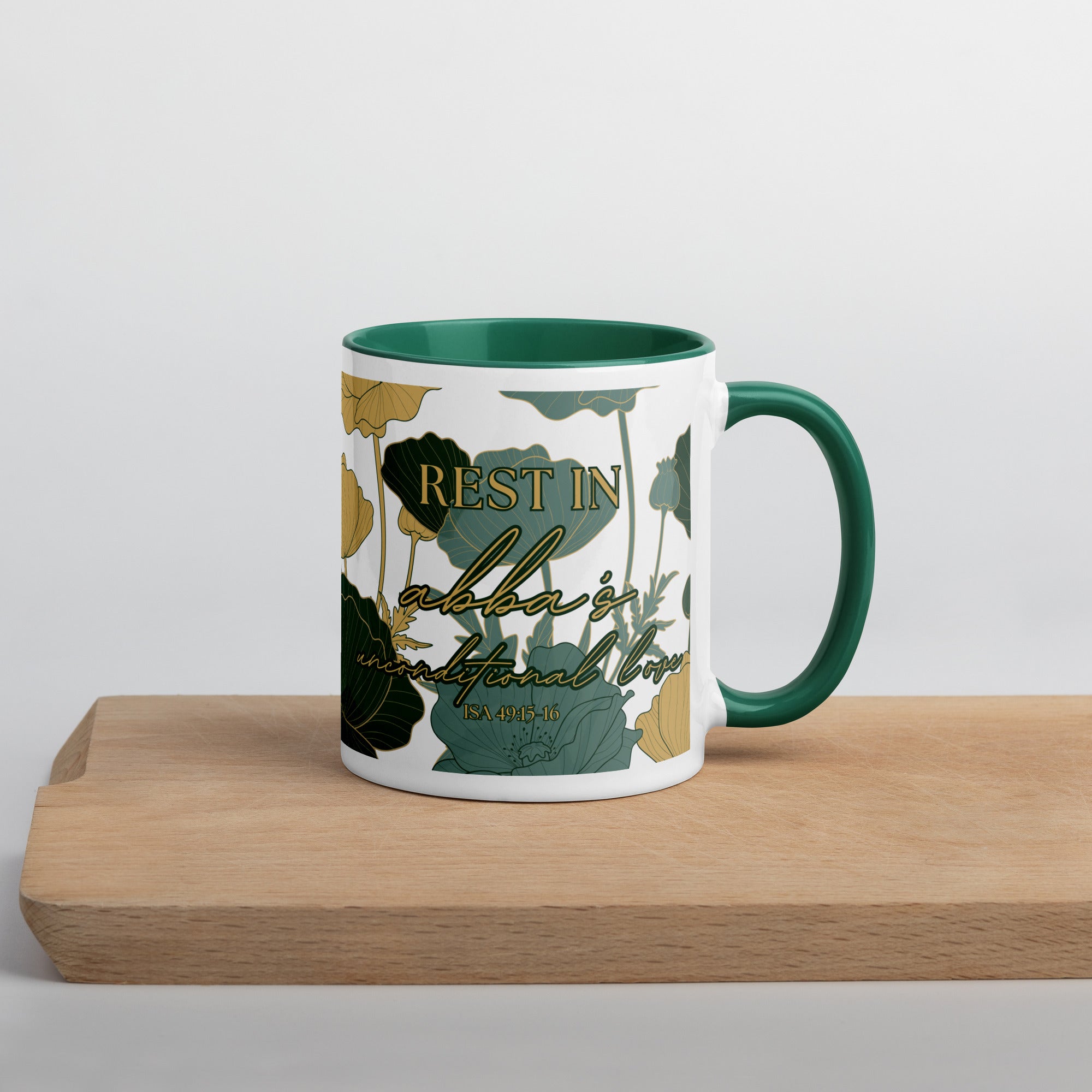 Unconditional Love Mug - Green Floral